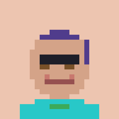 Cryptopunks-Porträt von Daniel Düsentrieb