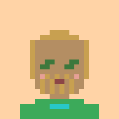 Cryptopunks-Porträt von Hawk